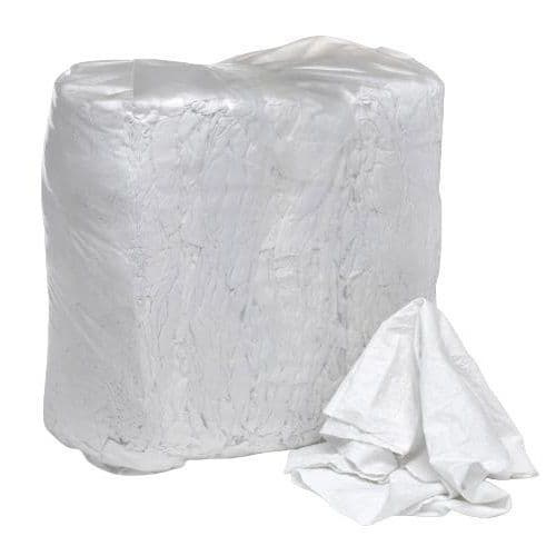 Cotton Rags, 7 Kg, White