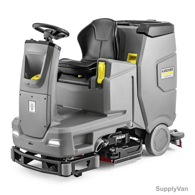 Karcher B 110 R Bp Pack 170Ah AGM+D75 Scrubber Dryer, 11614160, 2350W, 110 Ltrs Tank Capacity
