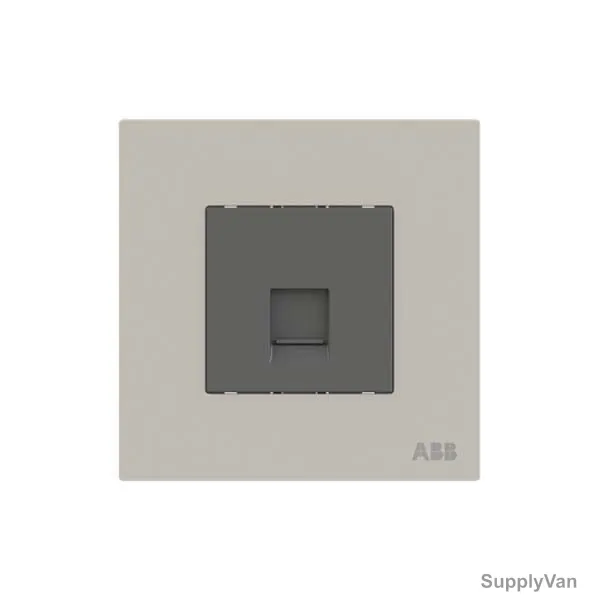 ABB BT Master Telephone Socket, AM30544-DU, Millenium, 1 Gang, RJ11/RJ12, Dune Sand