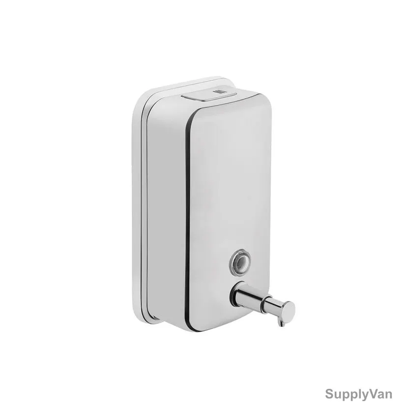 Vitra Liquid Soap Dispenser, A44505, Stainless Steel, 210 x 117CM, Chrome Finish