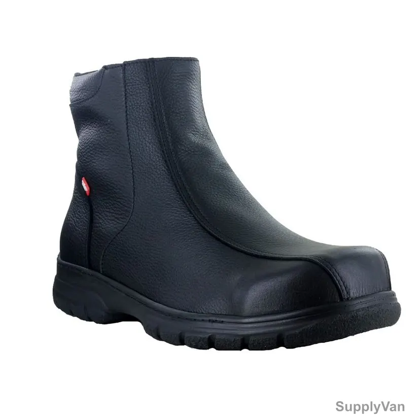 Mellow Walk Composite Toe Work Safety Boot, 547239, Quentin, Leather, Size43, Black