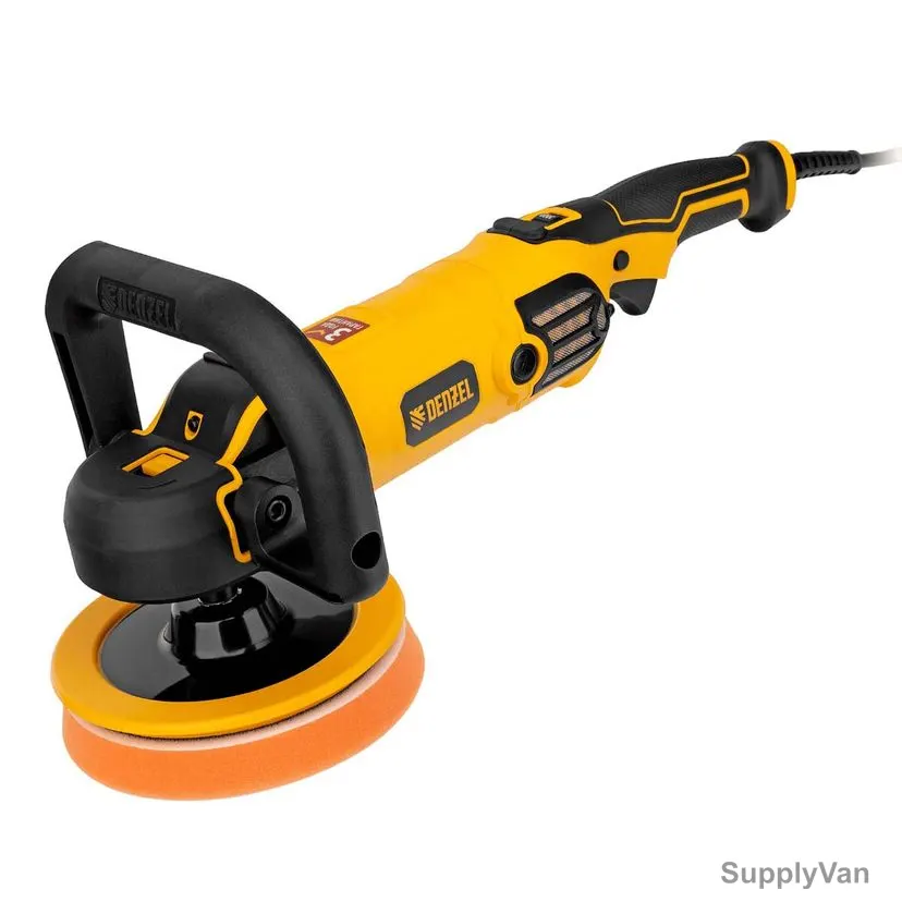 Denzel Polishing Machine, CP-180, 1400W, 180MM Disc Dia, M14, 0-3000 RPM