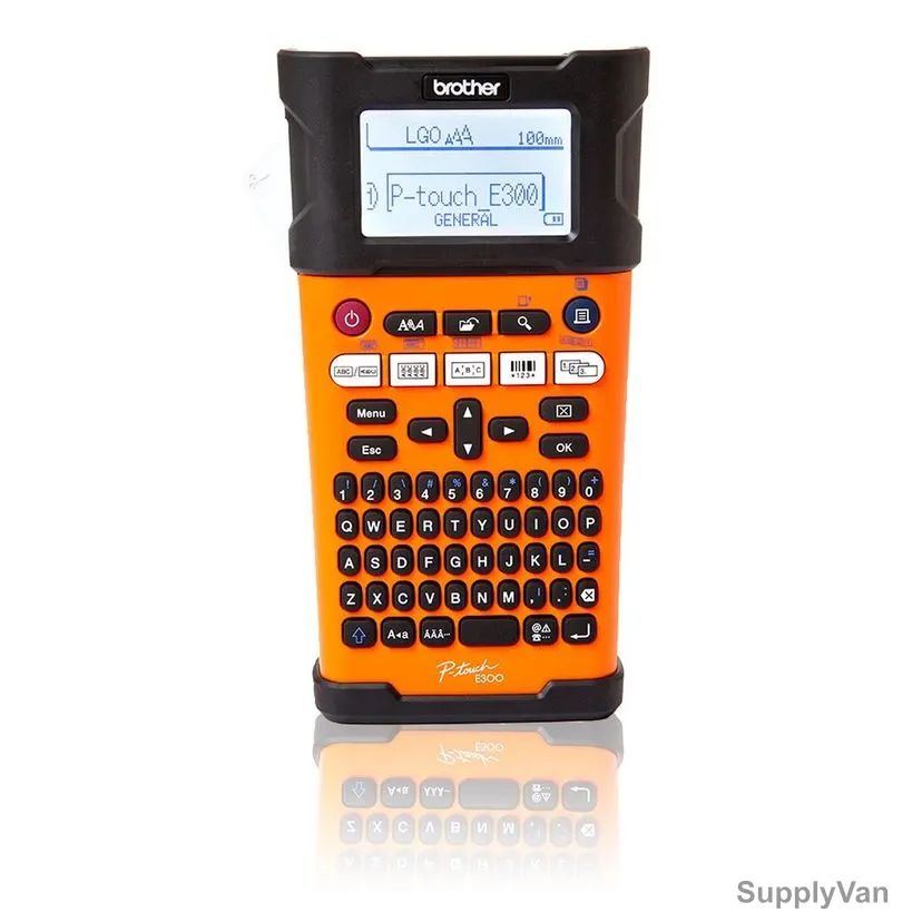 Brother Handheld Electrician Label Printer, PTE300VP, 18MM, 180 DPI