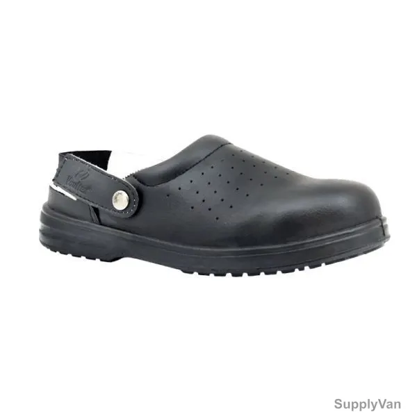 Vaultex Steel Toe Safety Shoe, VE12, Size38, Black, Low Ankle