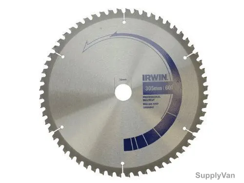 Irwin Multi-Cut Circular Saw Blade, IRW10506842, 305x30mm, 60Teeth