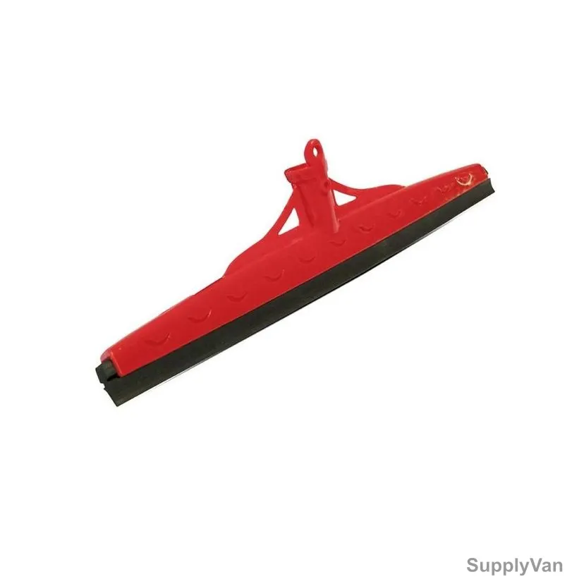 Akc Heavy Duty Floor Wiper With 130CM Metal Handle, WP40+BH05R, Plastic, 55CM, Red