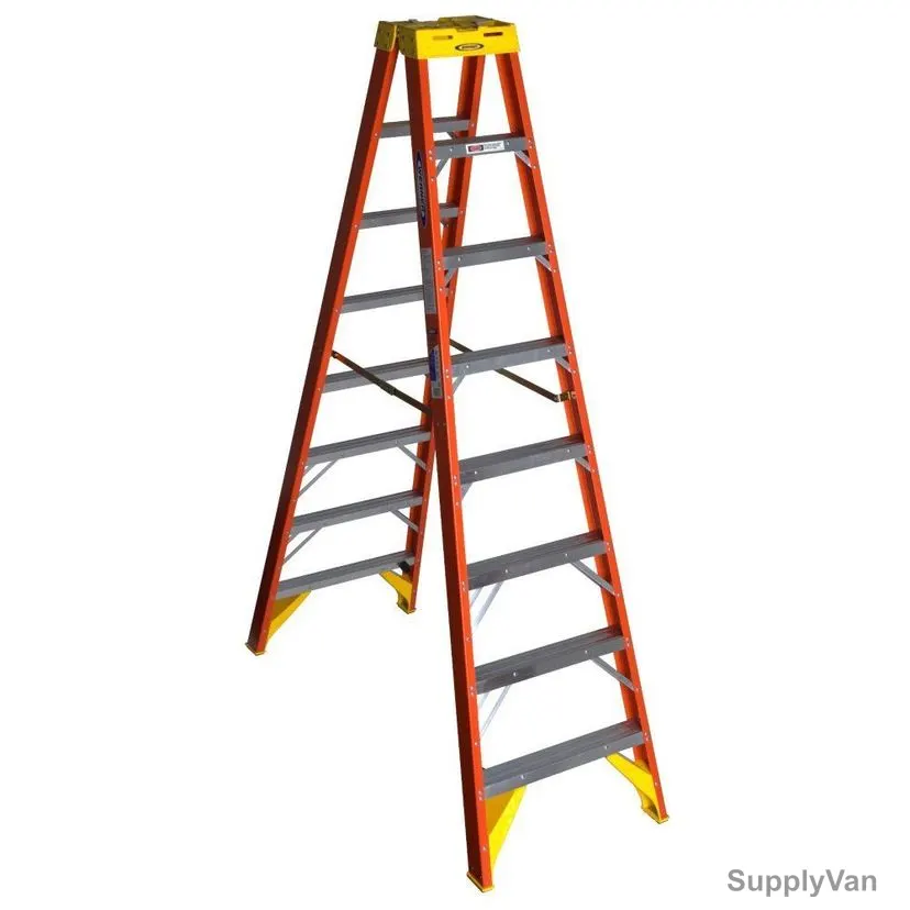 Altec Werner Step Ladder, T6208, 8 Steps, 2.43 Mtrs, 136 Kg Weight Capacity