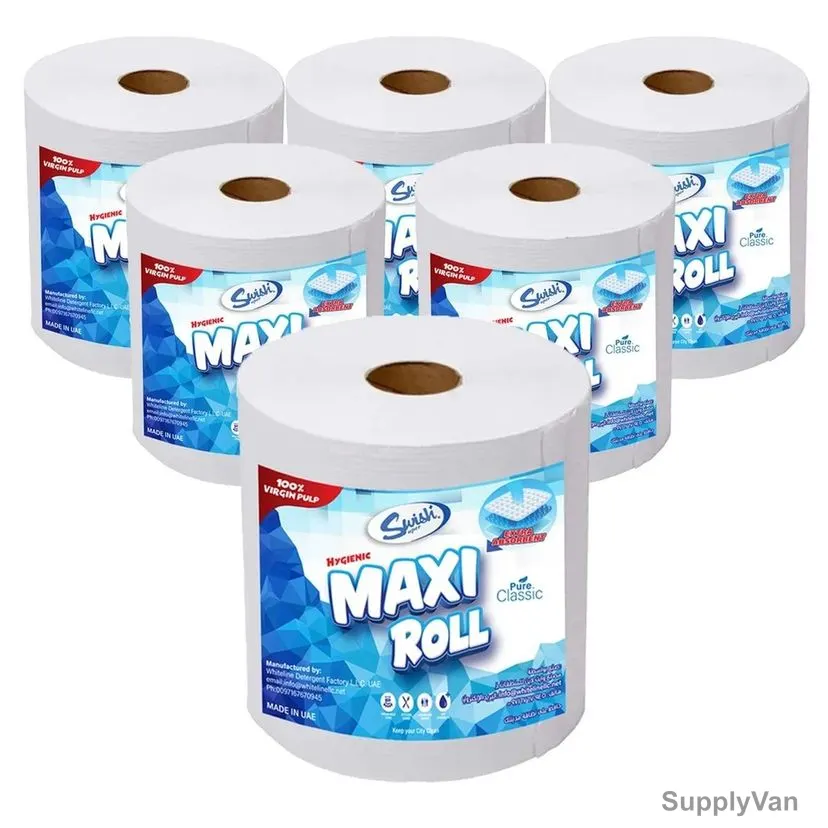 Swish Kitchen Paper Towel Tissue Roll, Embossed, 2 Ply, 700GM, 6 Pcs/Pack