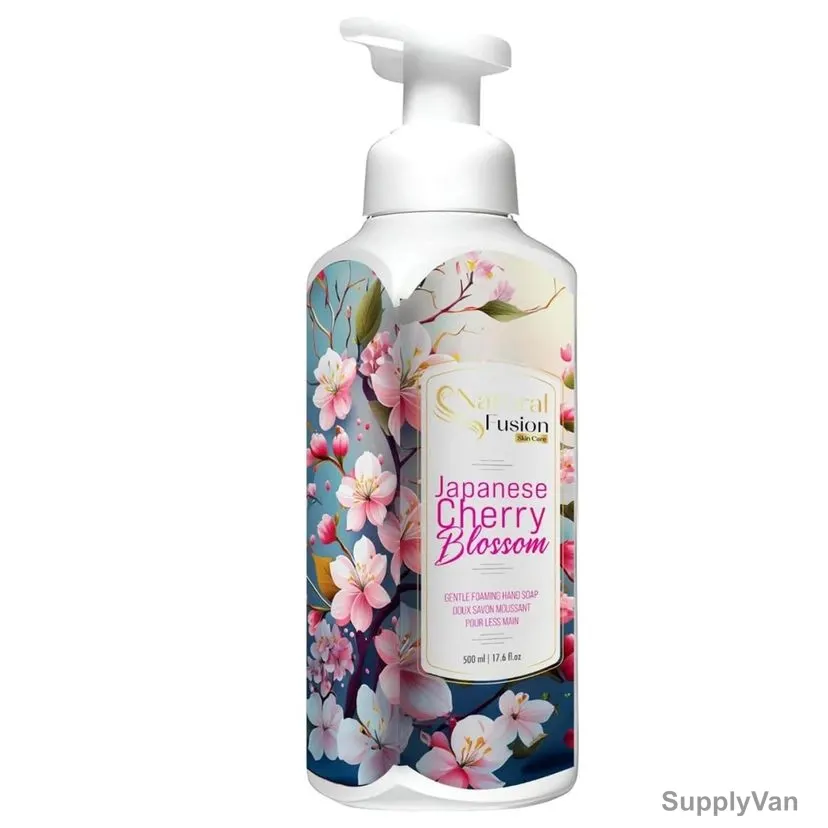 Natural Fusion Antibacterial Liquid Foaming Hand Soap, Cherry Blossom, 500ML