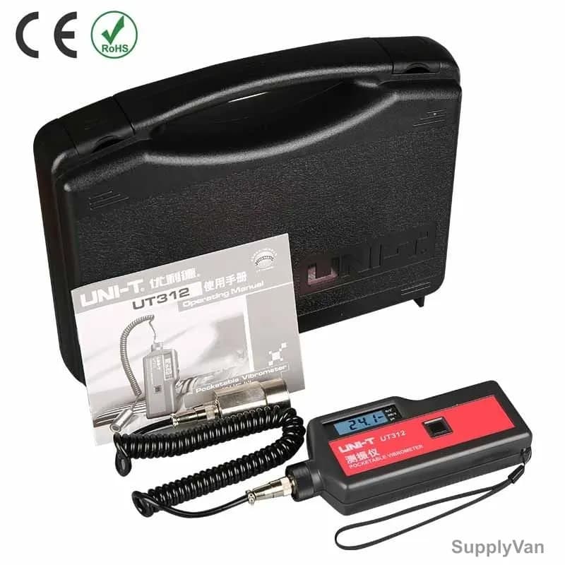 Uni-T Vibration Tester, UT312, 0.1-199.9 m/square s Vibration Acceleration