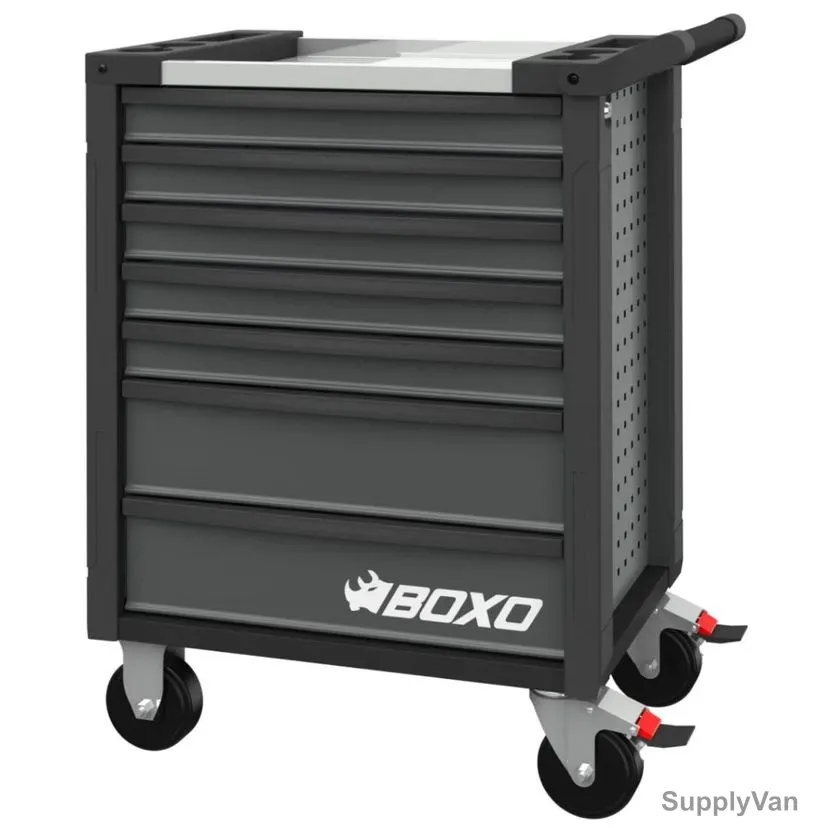 Boxo Empty Workshop Trolley With Mis System, BTD279071MP, 7 Drawer, 700 Kg Weight Capacity