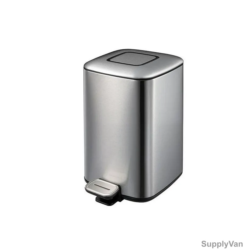 Eko Pedal Trash Bin, SS68-20, Regent, Stainless Steel, 20 Ltrs, Silver