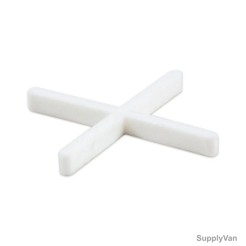 Beorol Tile Cross, K5B, Polypropylene, 5MM, White, 100 Pcs/Pack