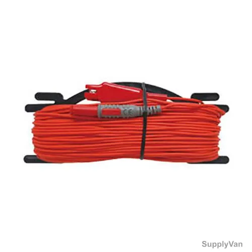 Hioki Measurement Cable For Earth Tester, L9843-52, 50 Mtrs Cable Length, Red