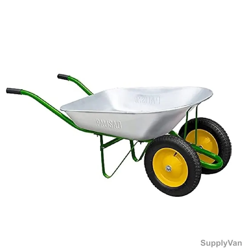 Palisad Wheelbarrow, 68922377, Steel, 2 Wheel, 130 Kg Loading Capacity