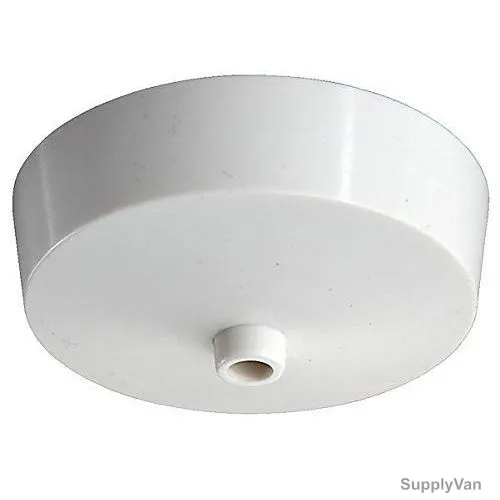 Mk 3 Terminal Ceiling Rose, K3343WHI, Essential, Polycarbonate, 3 Pin, 75MM Dia, 6A, White