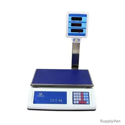 Heavy Duty Digital Price Computing Scale With Pole, 200GM-50 Kg Weight Capacity, 5GM Readability