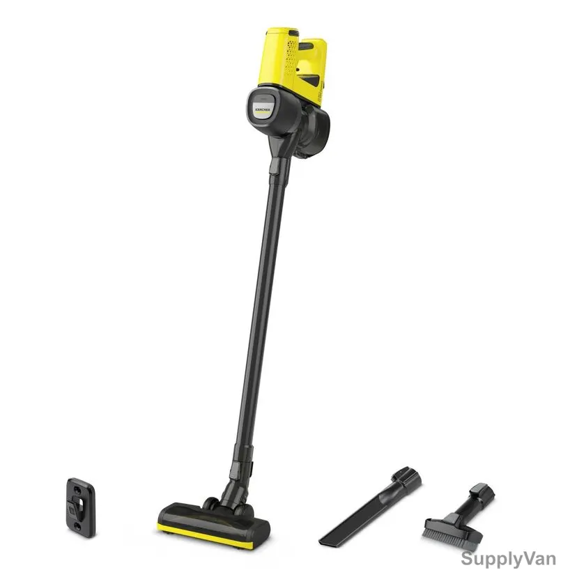 Karcher VC 4 Cordless MyHome Vacuum Cleaner, 11986210, 100-240V, 650ML Tank Capacity, Yellow