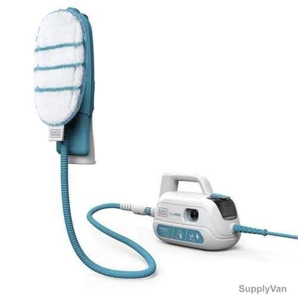 Black and Decker Steam Cleaner W/ SteaMitt, FSH10SM-B5, Plastic, Blue and White