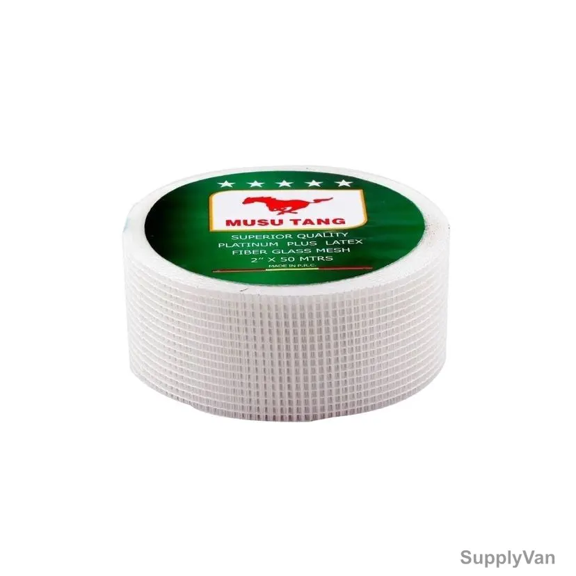 Musu Tang Self Adhesive Tape, JNT22, Fiberglass Mesh, 2 Inch x 100 Mtrs, White