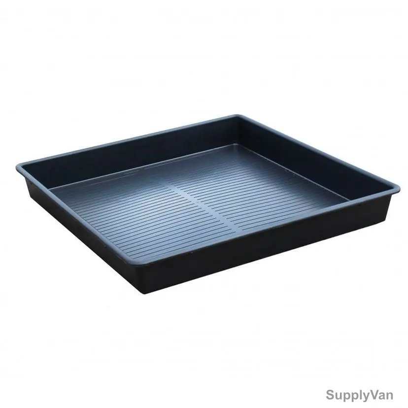 Romold Drip Tray, TT100, 1000MM Length x 1000MM Width, 100 Ltrs Capacity, Black