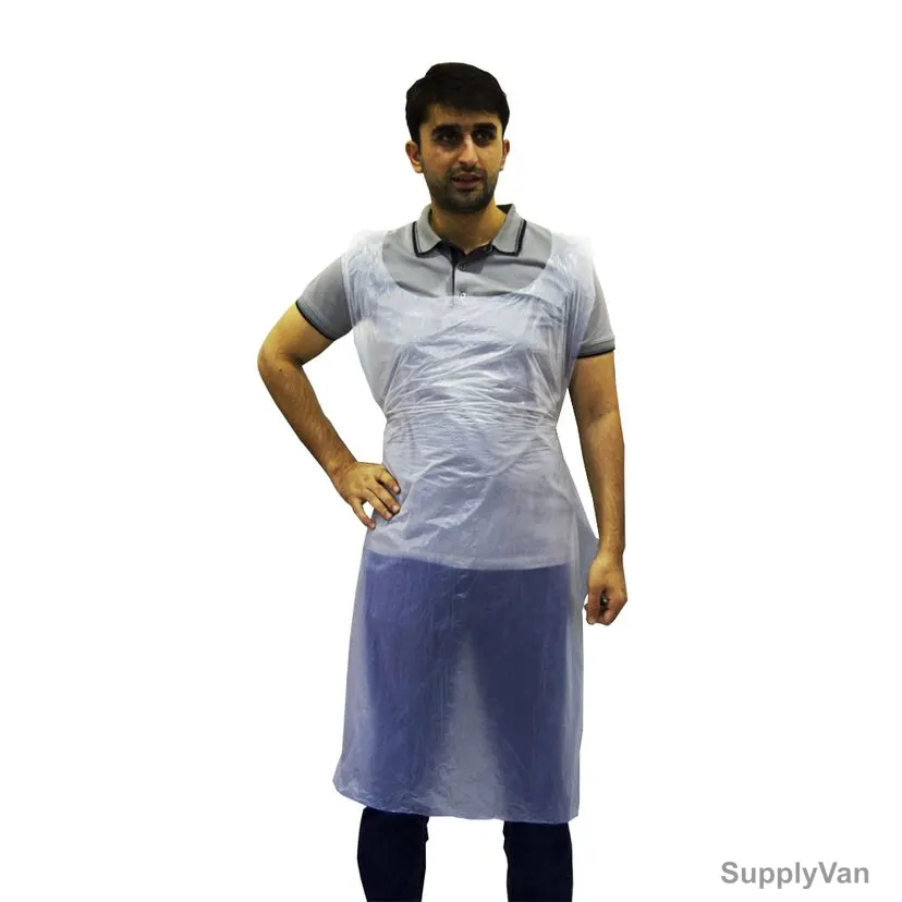Empiral Disposable Apron, E118492820, Polyethylene, Free Size, Clear, 100 Pcs/Pack