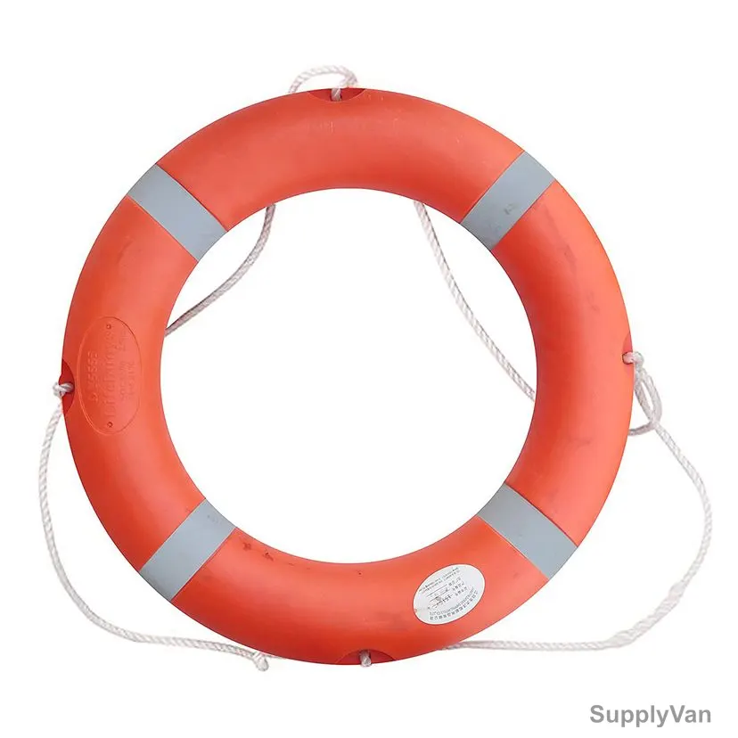 Life Buoy Ring, LFEJKT-SRK, PVC, 45CM Inner Dia x 70CM Outer Dia, Orange