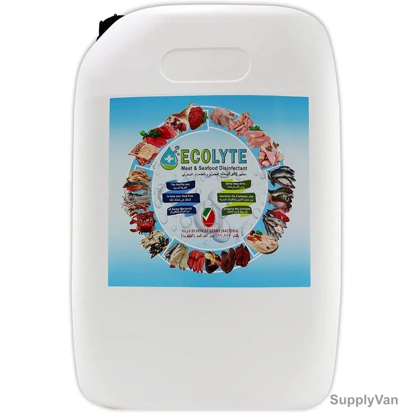 Ecolyte Plus 100% Natural Meat and Seafood Disinfectant, 20 Ltrs