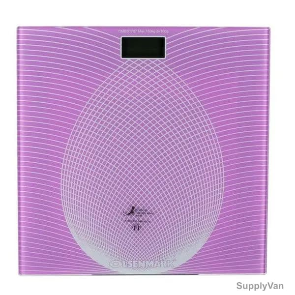 Olsenmark Digital Personal Scale, OMBS1787, 150 Kg Weight Capacity, Purple