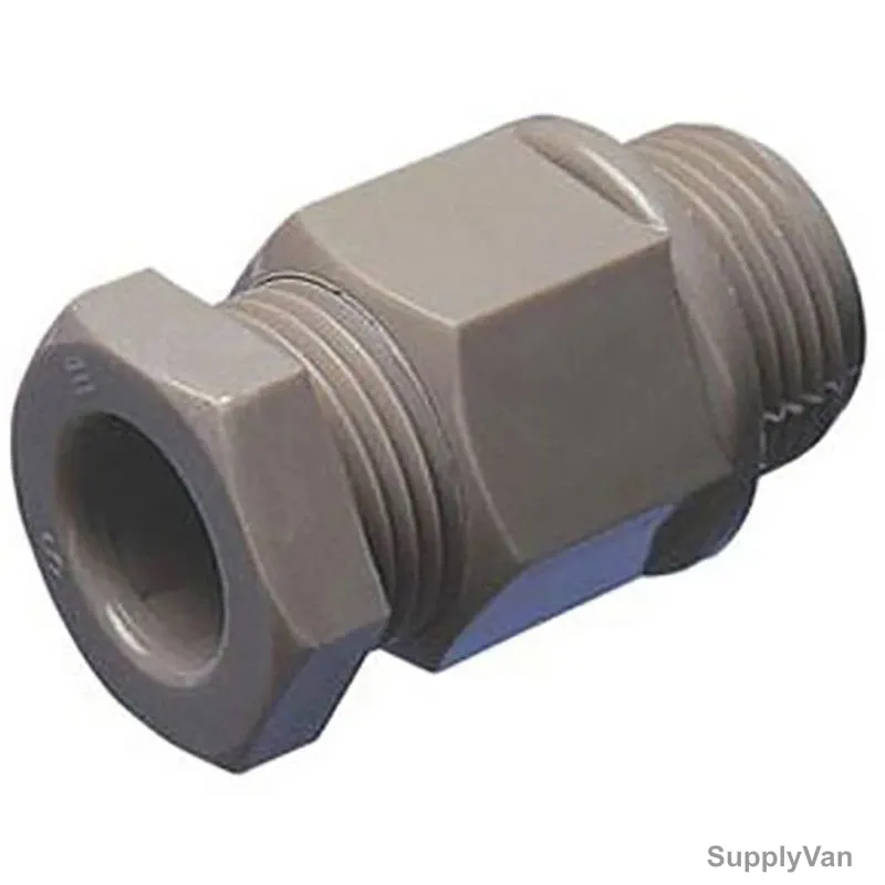 Adaptaflex Standard Cable Gland, 254, M25, 12-18mm Cable Dia, PVC, Black