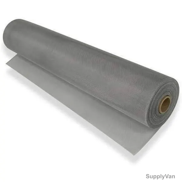 Robustline Heavy Duty Garden Fence, Galvanised Mesh, 3 Feet Width x 12 Feet Length, Grey