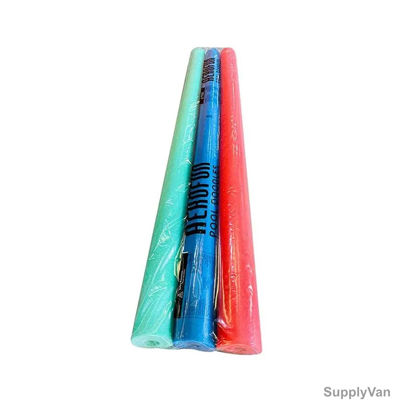 Aerofun Pool Doodle, 10015997, 1.2 Mtrs Length x 65MM Dia, Multicolor, 3 Pcs/Pack