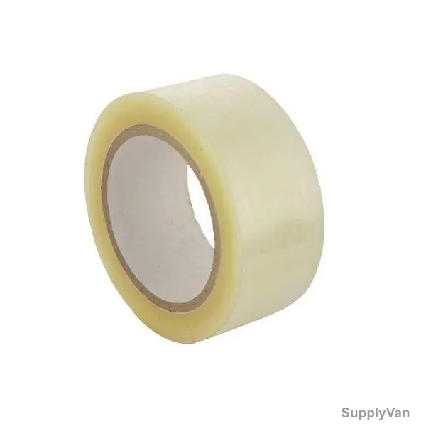 Water Based BOPP Tape, 40 Micron Thk, 48MM Width x 50 Yards Length, Clear, 36 Pcs/Carton