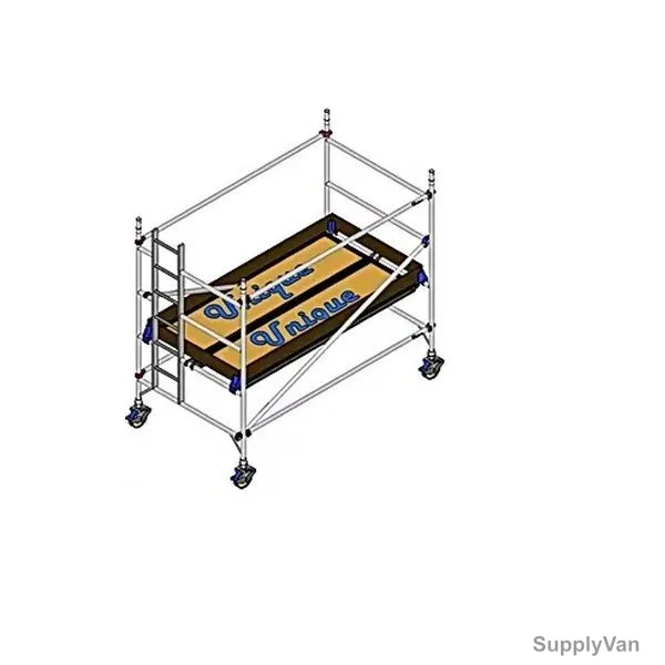 Unique Double Width Scaffolding Tower, USDW-2-20, Aluminium, 2.20 Mtrs, 250 Kg
