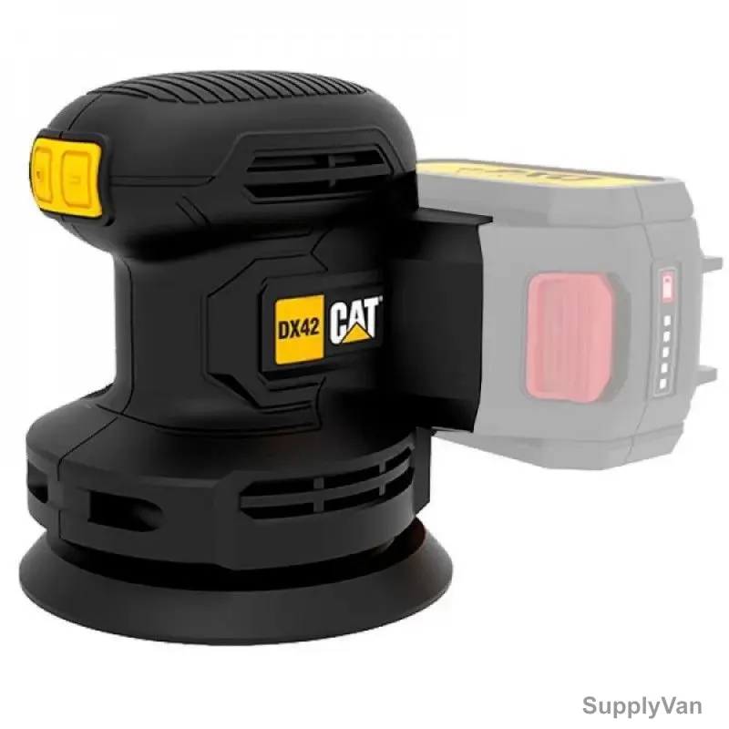Caterpillar 2 In 1 Cordless Orbital Sander With Polisher, DX42B, 18V, 125MM