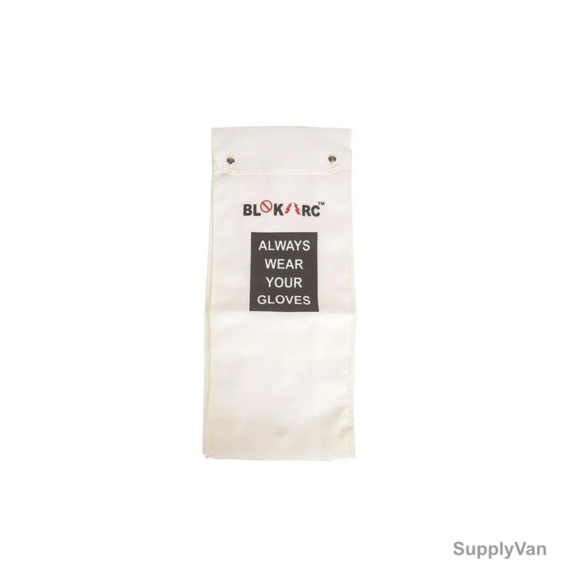 Blokarc Glove Carry Bag, GCB-CL4-BLOKARC, Canvas, 500 x 220MM, White