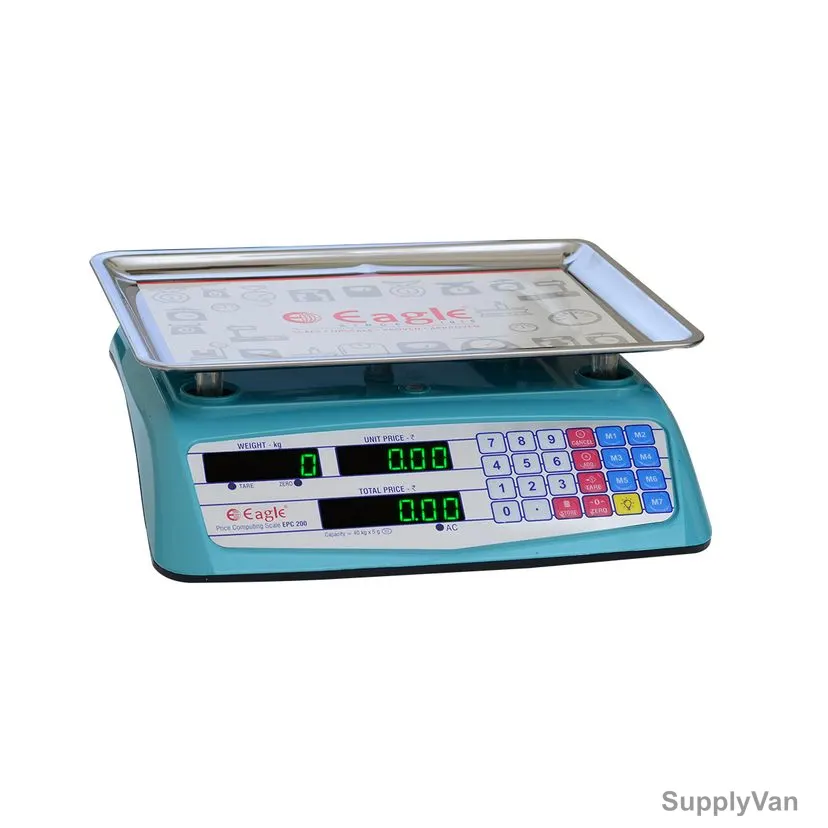 Eagle Price Computing Scale, EPC-200-RARE, LED, 40 Kg Weight Capacity