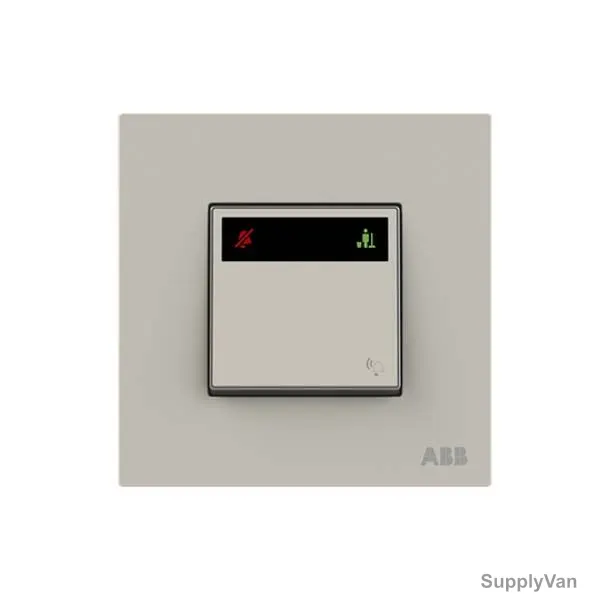ABB DND/MUR Corridor Unit With LED and Bell, AM40344-DU, Millenium, 1P, 2 Gang, 10A, Dune Sand