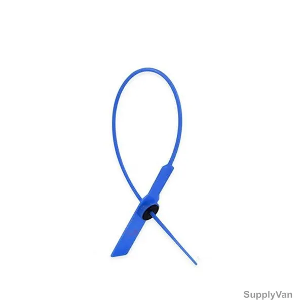 Container Security Seal Tag, Polypropylene, 280MM Length, Blue, 100 Pcs/Pack