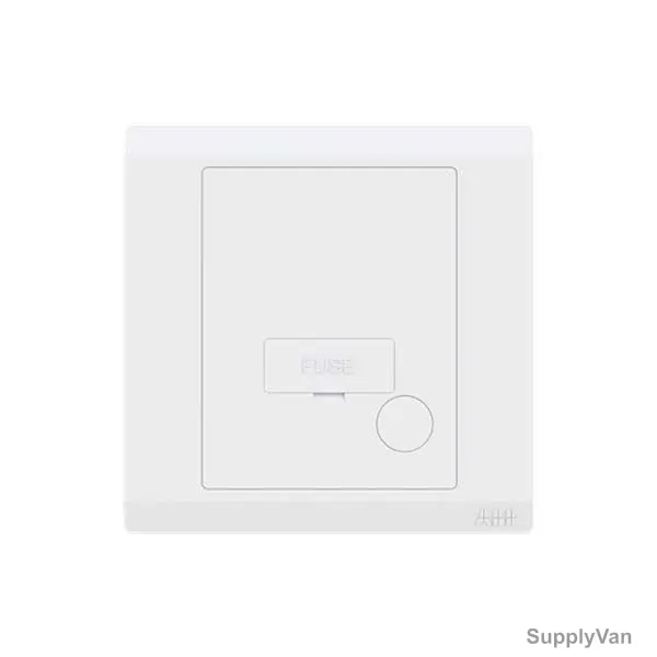 Abb Fused Connection Unit With Flex Outlet, BL506, lnora, 250V, 13A, White