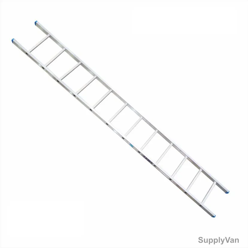 Topman Straight Ladder, STAL12, Aluminium, 12 Steps, 150 Kg Loading Capacity