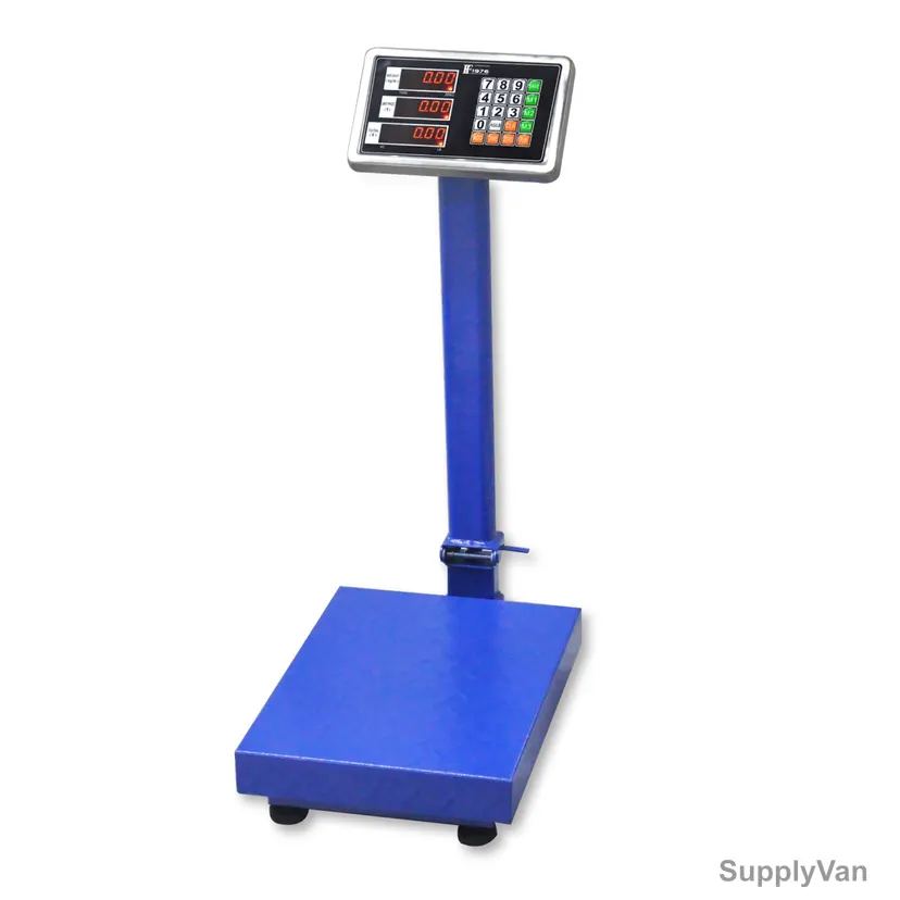Constant Electronic Platform Weighing Scale, FF1976, Iron, 45 x 60CM, 500 Kg Weight Capacity, Blue