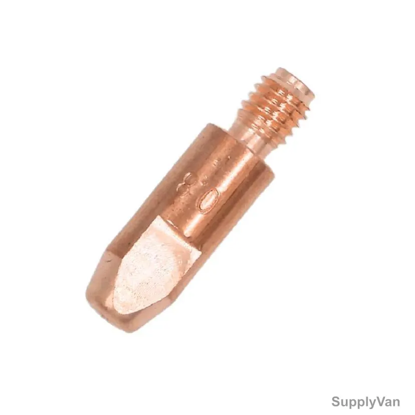 Rns Standard Contact Tip, 0.8MM, M6 x 1.0MM Thread Size, 8MM Dia x 28MM Length, 50 Pcs/Pack