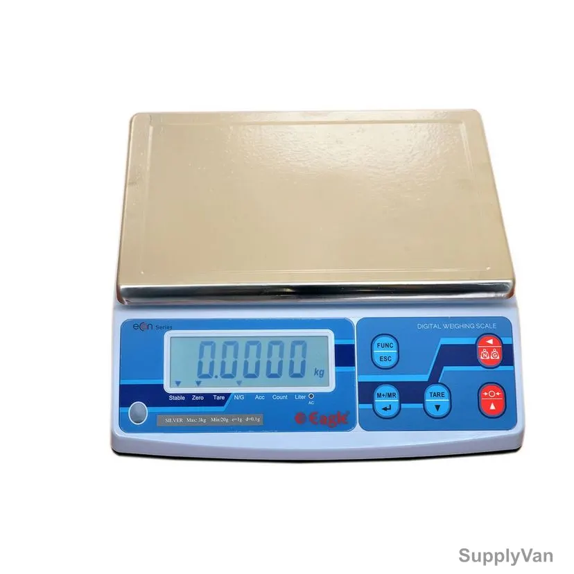Eagle Precision Weighing Scale, Silver15, 15 Kg, Blue/Gold