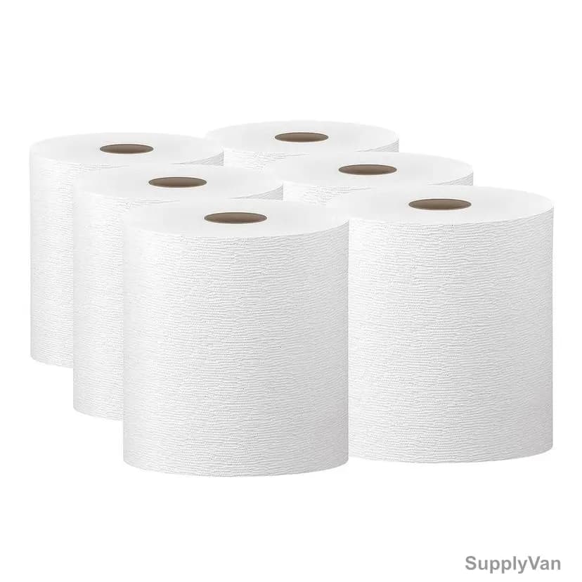 Swish Super Autocut Tissue Roll, Glue Laminated, 2 Ply, 1 Kg, 120 Mtrs length, 6 Pcs/Pack
