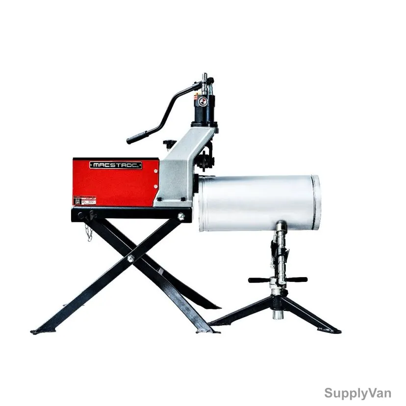 Macstroc Roll Grooving Machine, MRG-8V1, 800W, 1-8 Inch Pipe Capacity