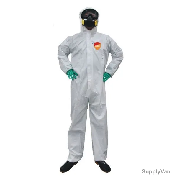 Scudo Disposable Coverall, SC-06070, Polypropylene, 2XL, White