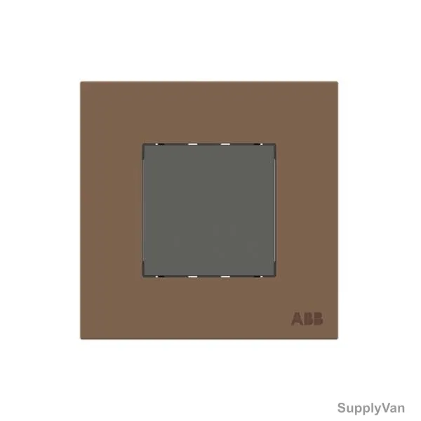 ABB Premium Blank Plate, AM50444-MO, Millenium, 1 Gang, Mocha Brown