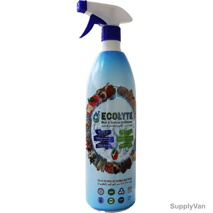 Ecolyte Plus 100% Natural Meat and Seafood Disinfectant, 1 Ltr
