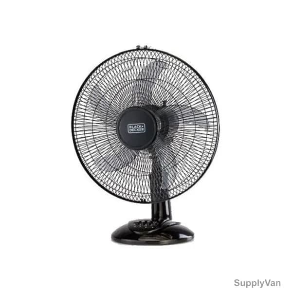 Black and Decker Table Fan, FD1620-B5, 60W, 16 Inch, Black